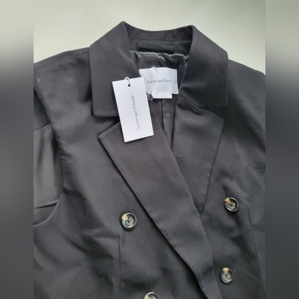 Lovers and Friends Danna Blazer Dress Black Size Small NWT - Picture 8 of 12